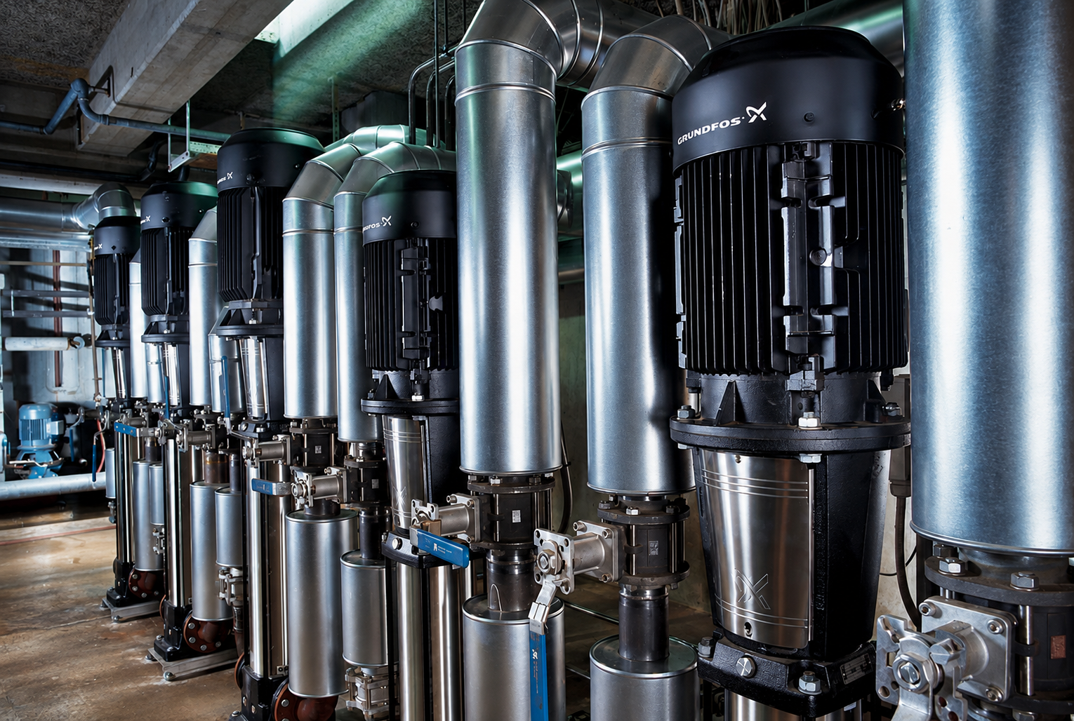 Grundfos pump installation